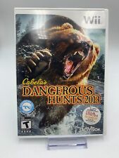 Cabela's Dangerous Hunts 2013 (Nintendo Wii, 2013) CIB Complete Mint Disc