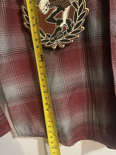 DIXXON Flannel Company Sublime Jah Youths Boy , Red With Grey Size Small. - Picture 13 of 20