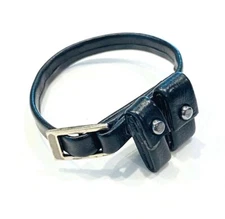 SU-BLP-BLK: 1/12 scale Black Pouch Belt for 6" Action figures