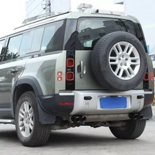 Per 20-24 coppia tubi punta marmitta coda posteriore Land Rover Defender 90 110