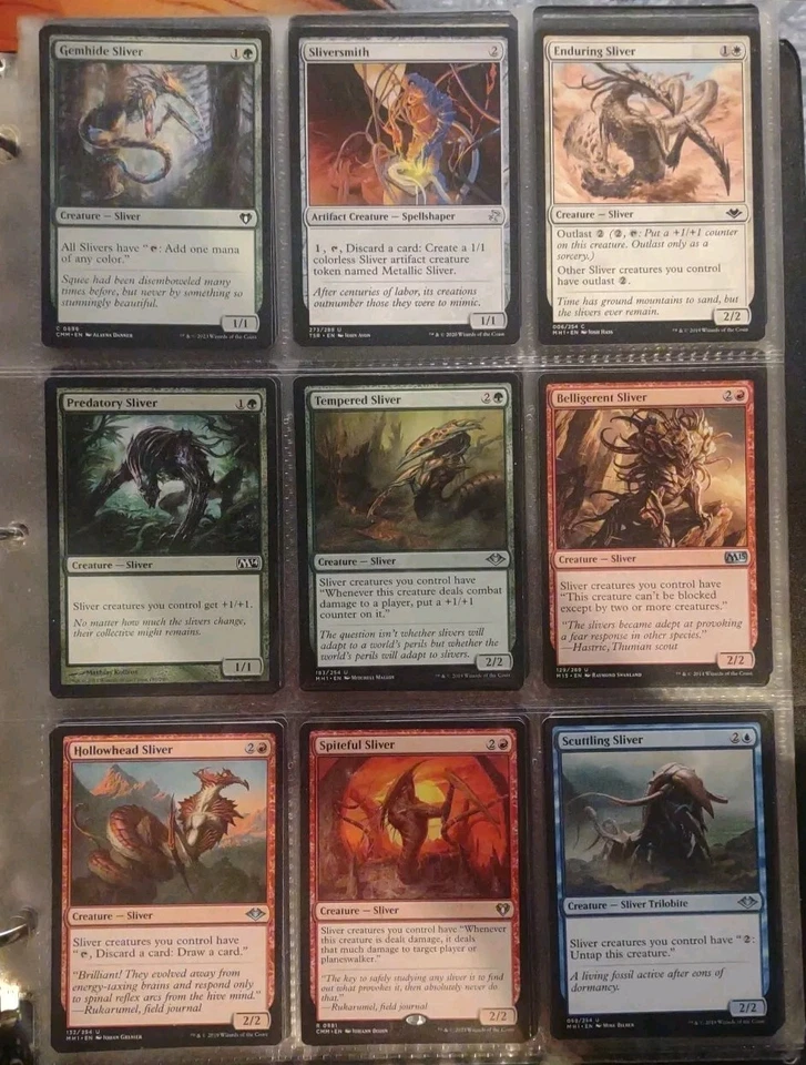 MTG Sliver Hivelord INDESTRUCTIBLE Magic Custom Commander EDH 100 Card Deck - Image 3 of 4