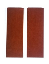 2 Brown "Natural" Canvas Micarta .125" 1/8" Knife Handle Scale Material 6" x 2"