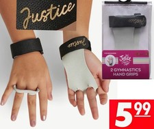Coppia Manopole Justice Ragazze Ginnastica Danza Palestra L 3,5-4 Barre Uneven per Principianti