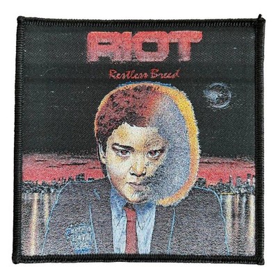 Riot Patch · Restless Breed (10cm x 10cm) Offizielles Band Merch