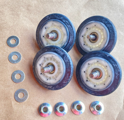 New Genuine OEM LG Dryer Drum Roller Kit (Set of 4) DLE9577SM  4581EL2002L