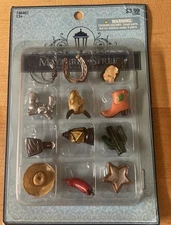 Mayberry Street Dollhouse Miniatures 12 Cowboy Western Figures NIP 1:24 2008