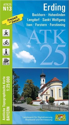 ATK25-N13 Erding (Amtliche Topographische Karte 1:25000) | Digitalisierung