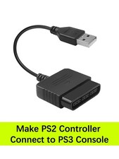 PS2 Controller to PS3 Console USB Adapter Converter Play PS2 Gamepads on PS3 PC