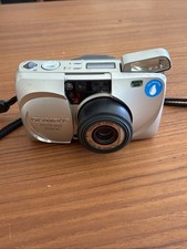 Olympus Infinity Stylus Zoom 140 mju Point And Shoot 35mm Film Camera WORKS