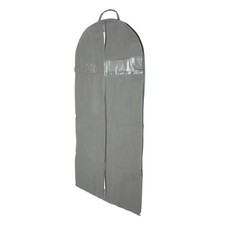 Dustproof Portable Garment Bag for Closet 59.06"x23.62"x5.91" Gray 1 Pc