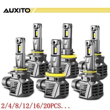 9005 9006 LED Headlights Combo Bulbs 6500K White High Low Beam Ultra Bright 2/4X