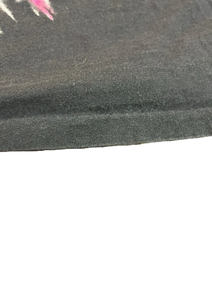 Hermosa camiseta negra tie dye XL de una sola puntada vintage de los 90 para mujer Foto 4 de 4