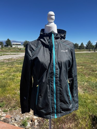 Avalanche Weather Shield Running Shell Woen's Large Gray Full Zip - Picture 2 of 6