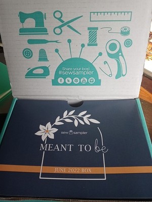 2022 June Sew Sampler Box Items -meant To Be New!! (#64)