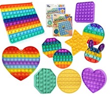 Huge Bundle of Pop Fidget Toys, Anxiety  Stress Reliever - All Sizes  Shapes