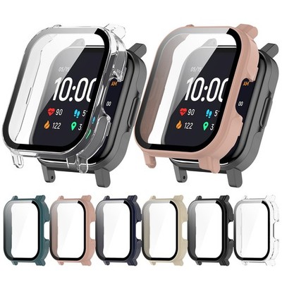 For Haylou Watch2 LS02 Tempered Protective Case Cover Shell Screen Protector