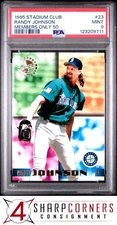 1995 STADIUM CLUB MEMBER ONLY 50 #23 RANDY JOHNSON HOF POP 5 PSA 9