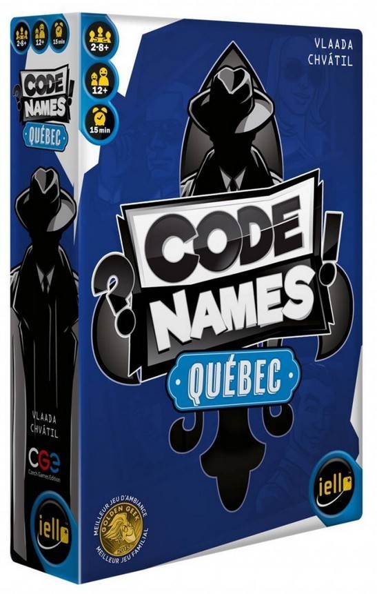 Codenames Québec jeu de société de cartes et mots en français pour adulte