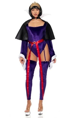 Sexy Forplay Fairest Of All Evil Queen Storybook Snow White 5pc Costume 555292