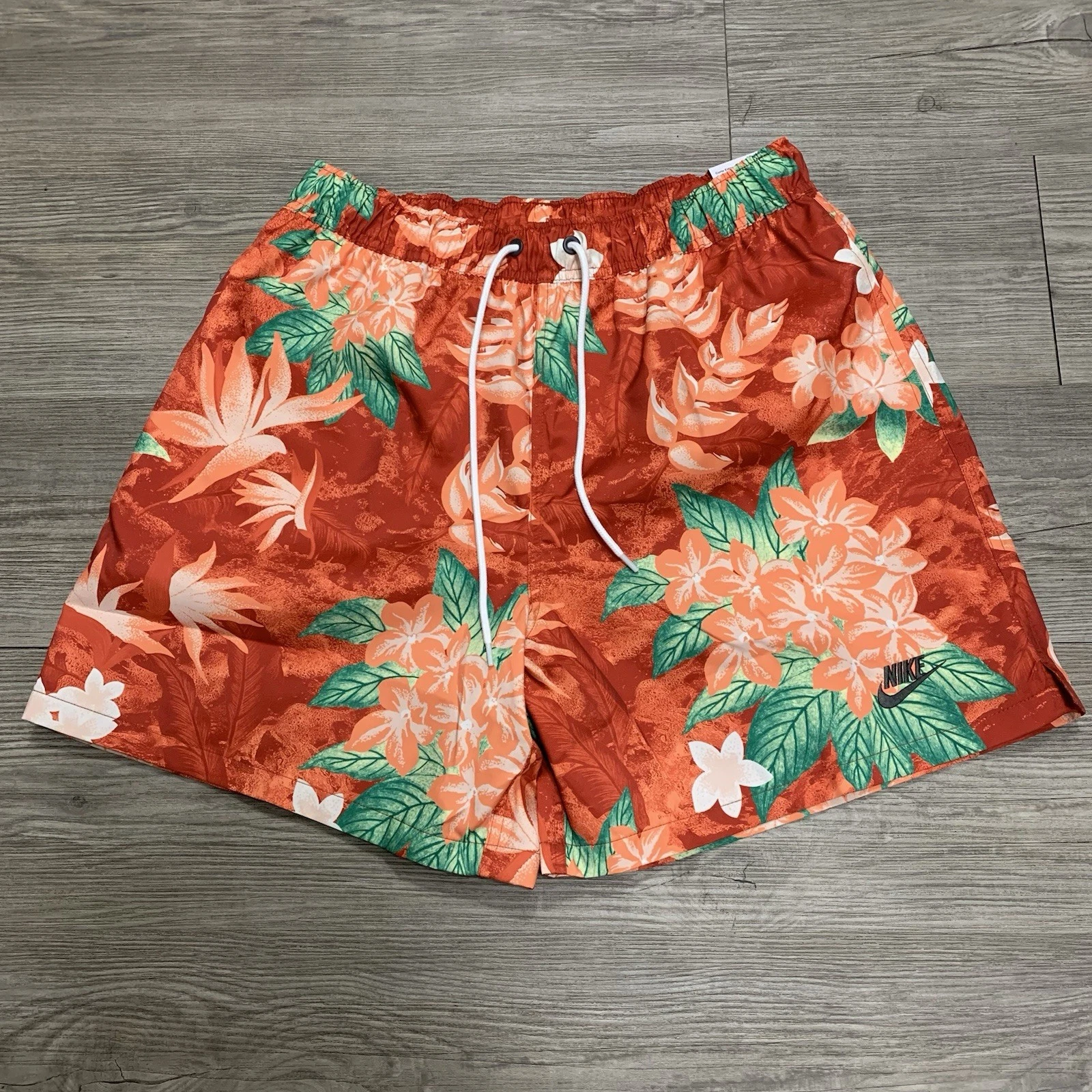 $60 Mens Size M Nike Club Flow Floral Lined Woven 6” Shorts HV4610 846 Medium 3