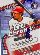 2025 TOPPS CHROME UPDATE Baseball Factory Sealed Blaster Box (28 Cards)