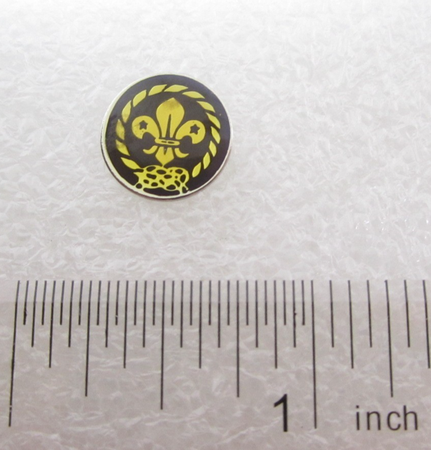 WOSM World Scouting Emblem Pin Black and Gold Tone Feline/Scout Badge ...