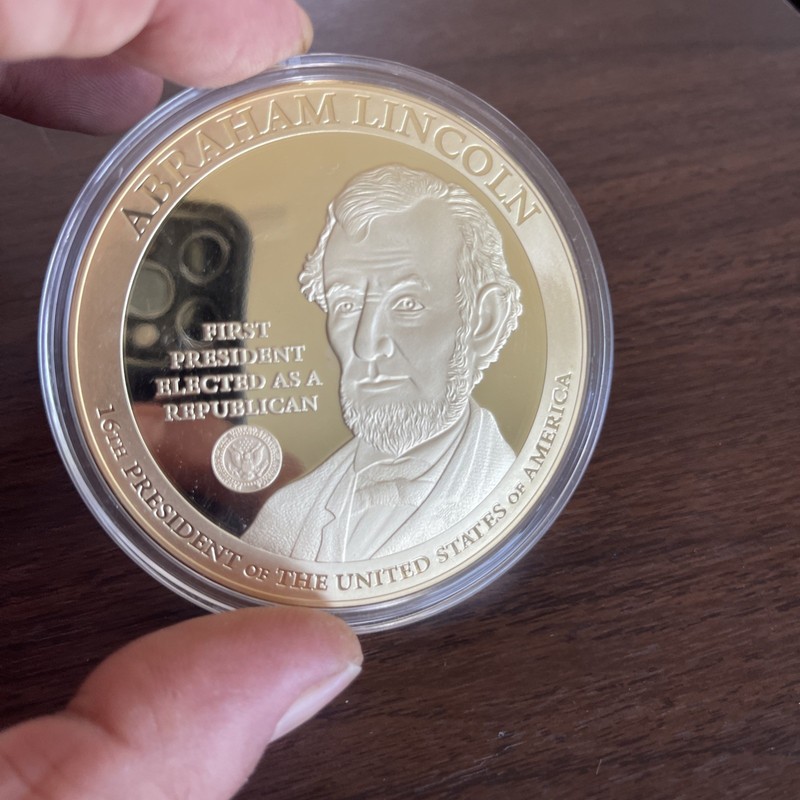 American Mint United States President ABRAHAM  LINCOLN.  Coins.