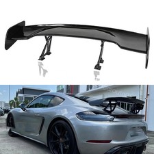 Black For Porsche Carrera 911 46" GT Style Adjustable Rear Trunk Spoiler Wing
