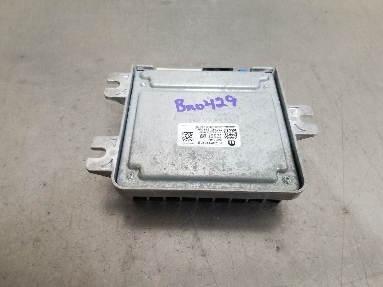 23 2023 MASERATI GRECALE ADAS CONTROL MODULE 6702170210