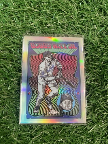 2025 Topps Chrome #UV-3 Bobby Witt Jr. SSP Ultra Violet Case Hit Royals Card - Picture 8 of 9