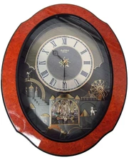 Rhythm Small World Timecracker Ultra 2 Musical Magic Motion Wall Clock 4MH797