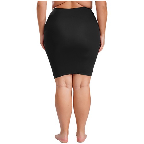 Damen Minirock hoch tailliert uni Sommer figurbetont kurz Bleistift Po Lift Rock - Bild 12 von 58