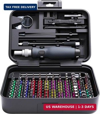 Mini Precision Screwdriver Set with Color-coded Identification, 132 in 1 Micro M