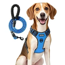 Dog Harness for Large Dogs No Pull Adjustable Dog Vest Pet Harness with 5ft
