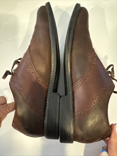 Johnston & Murphy XC4 Waterproof Brown Sz 11M Men Saddle Oxfords Shoes Lace-up - Picture 4 of 9
