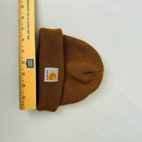 Carhartt Kids Brown Beanie one size - Picture 3 of 5