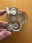 Antique Crystal Glass Double Inkwell & Fountain Pen Holder — photo 4