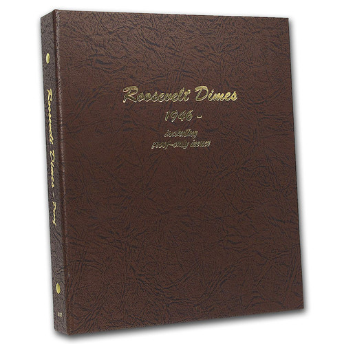 US Roosevelt Dime Coin Album 1946 - 2023 with Proof #8125
