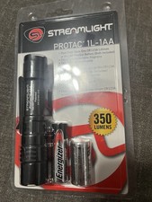 Streamlight ProTac 1L-1AA LED Flashlight 350 Lumens Black Batteries Included