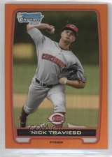 2012 Bowman Draft Chrome Picks Orange Refractor 8/25 Nick Travieso #BDPP7 3j2