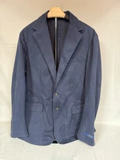 NWT Polo Ralph Lauren Men's Ink Blue Unconstructed Chino Stretch Blazer Large
