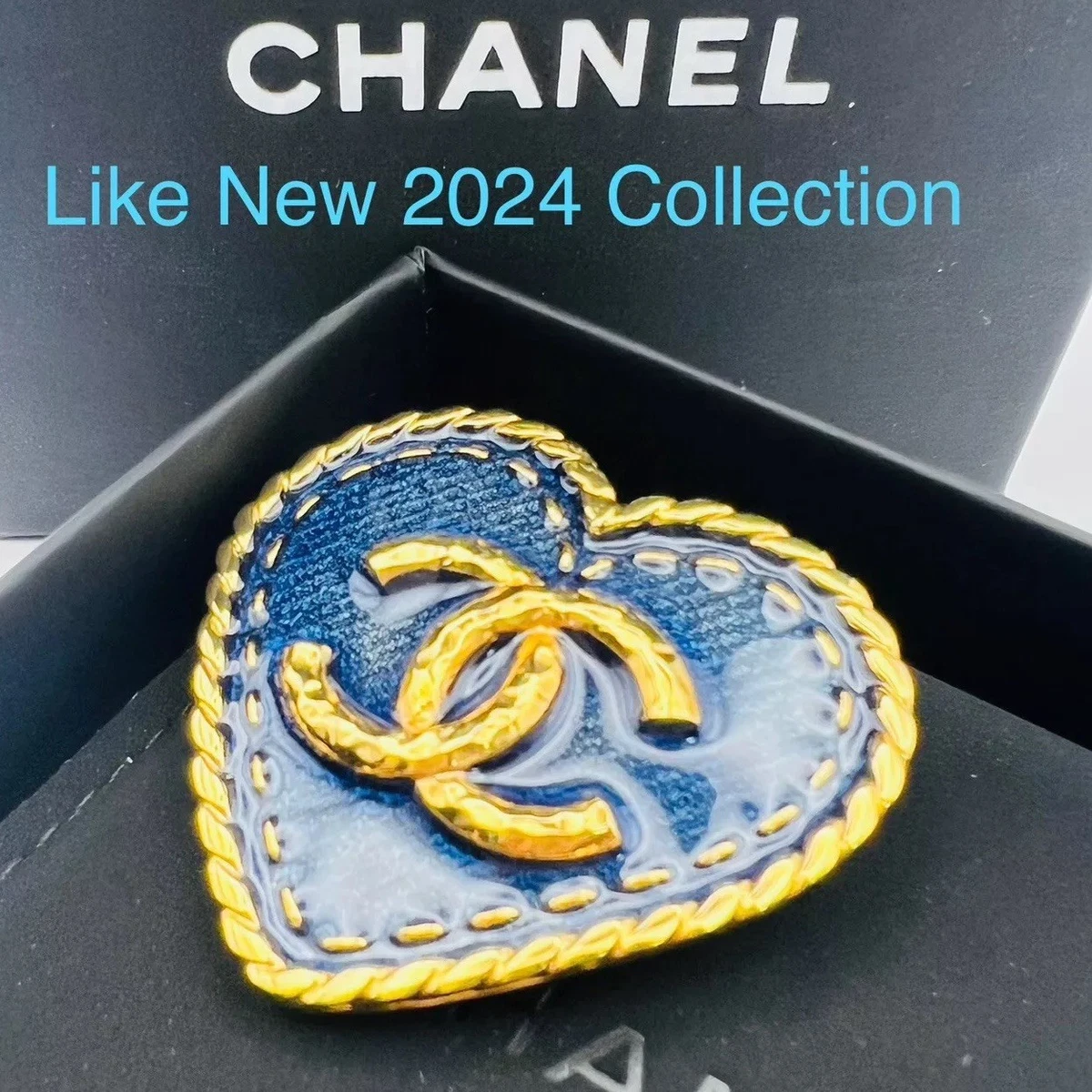 CHANEL Blue Fashion Brooches & Pins for sale | eBay