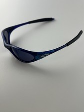 Oakley Minute 1.0 Crystal Blue W/Flower Ice Iridium Lens Silver Icons XX 04-512