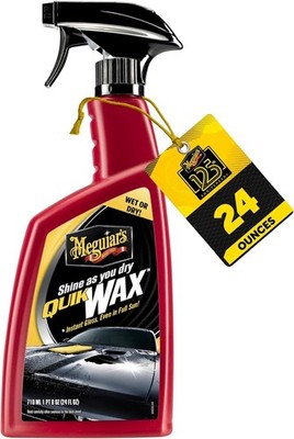 Meguiar's Quik Wax 24 Oz - Effortless Spray Wax for Ultimate Gloss and Shine