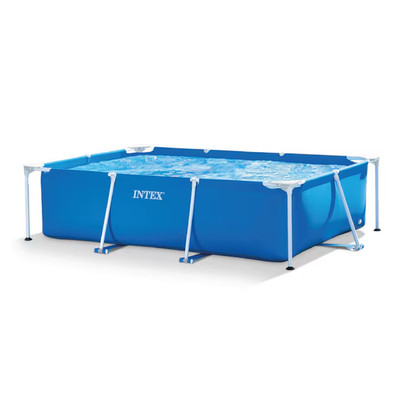 Intex 7.2 x 4.9 Ft Rectangular Metal Frame Backyard Above Ground Pool | FREE S&H