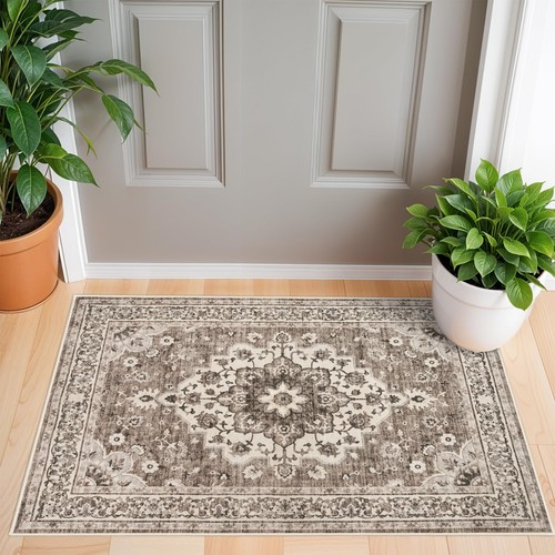 Alfombra Oriental Lavable - Alfombras 2x3 para Salón Alfombra Suave para Dormitorio... - Imagen 2 de 6