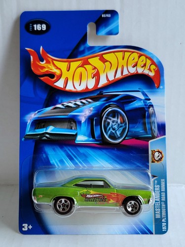 Hot Wheels 2004 Wastelanders 1970 Plymouth Road Runner Green 5SP #169 Mattel Neu - Bild 2 von 7