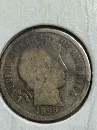 1898-s Barber Dime, Better Date, 99c shipping