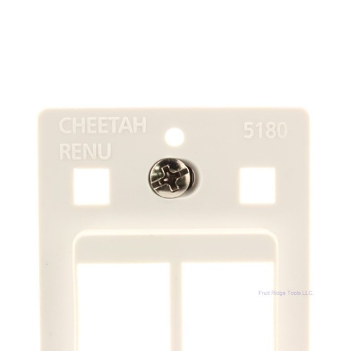 Cheetah White 4-Port Wallplate Decorator Insert with HDMI Port Bulk 5180-W - Picture 5 of 5