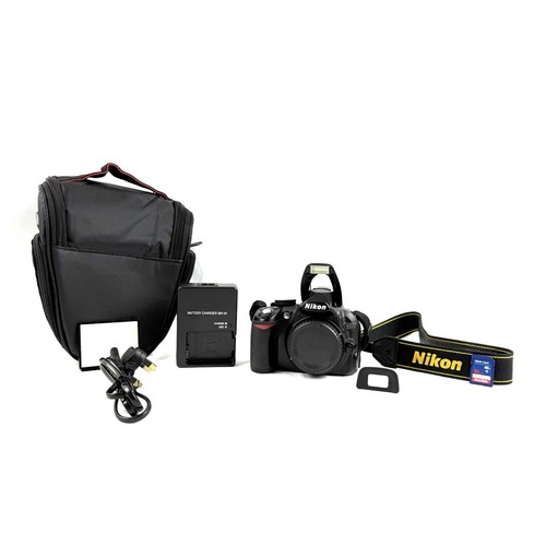 Nikon D3100 DSLR Camera Body + Battery, Charger, 16GB SD & Bag – Fully Working - Picture 13 of 13
